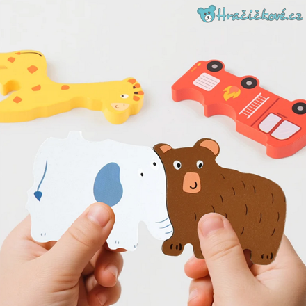 Kreativní dřevěné puzzle