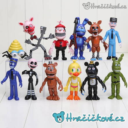 Figurky Five Nights at Freddy’s 12 ks | FNAF figurky hororová hra