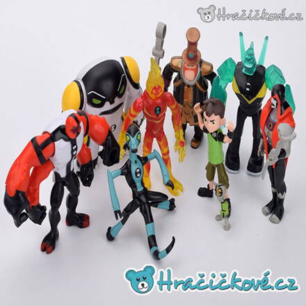 Figurky Ben 10 | Set figurek z pohádky Ben10, 9 ks