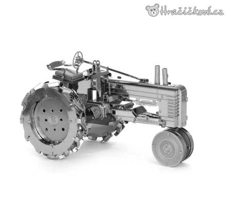 Stavebnice 3D puzzle z kovových dílků - Traktor