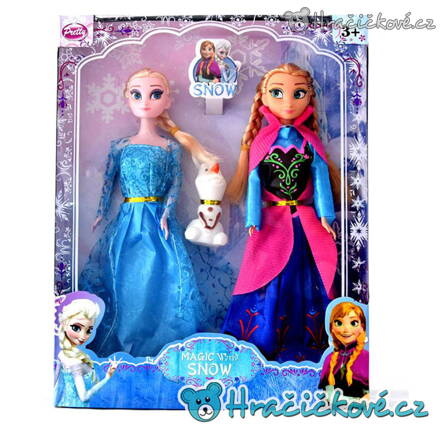 Velké panenky Anna a Elsa | Frozen panenky Ledové království 29 cm, 2ks