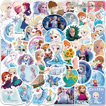 100 ks samolepek Ledové království (Frozen)