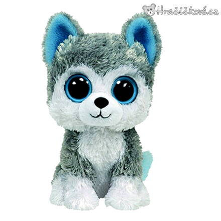 Plyšový pejsek Husky s velkýma očima