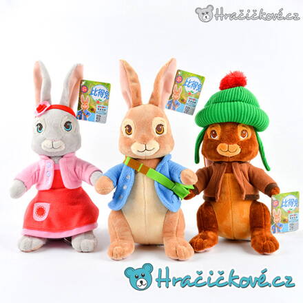  Plyšové hračky z pohádky Králíček Petr (Peter Rabbit)