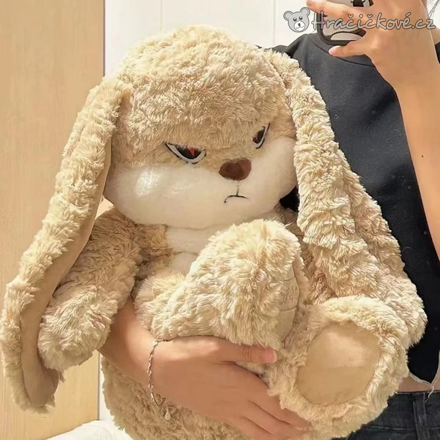 Rozzlobený plyšový králík, vel.35cm
