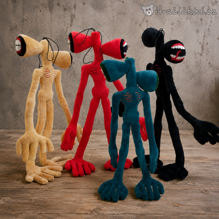 Plyšový Siren Head 55 cm | Hororový plyšák Steal a Brainrot