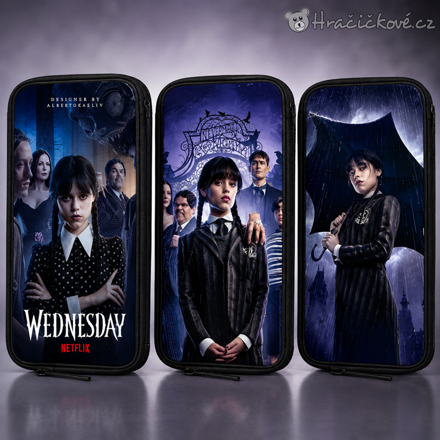 Wednesday školní penál | Stylový penál Wednesday Addams