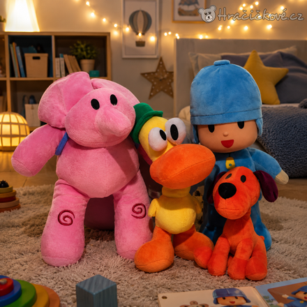 Plyšové hračky Pocoyo 12-26 cm | Pohádkoví plyšáci ze seriálu Pocoyo