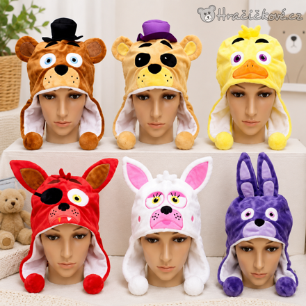 Čepice Five Nights at Freddy's | FNAF plyšová stylová čepice