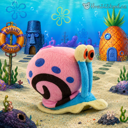 Plyšový Gery SpongeBob | Plyšák šnek Gary pro děti