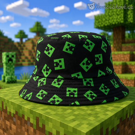 Klobouk Minecraft | Stylový gaming klobouček, Typ 1