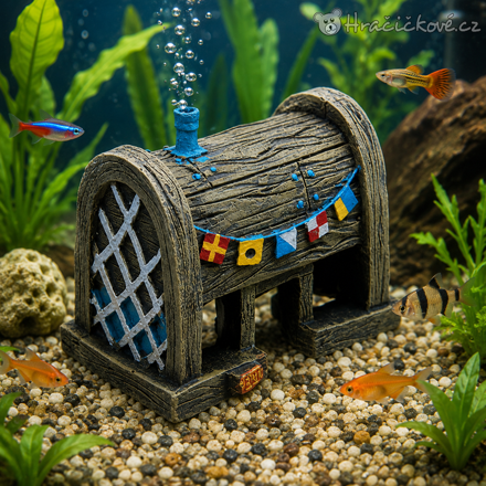 Restaurace Křupavý Krab, domeček na hraní nebo do akvária (Spongebob)