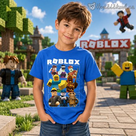 Tričko z oblíbené hry Roblox - modré