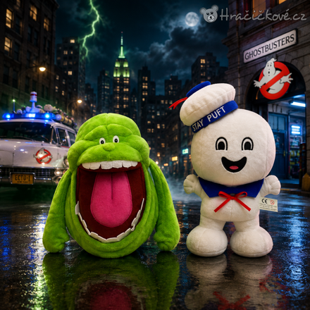 Plyšáci Krotitelé duchů, 2 typy (Ghostbusters )