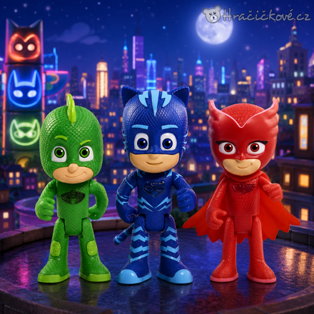 3 figurky z pohádky Pyžamasky (PJ Masks)