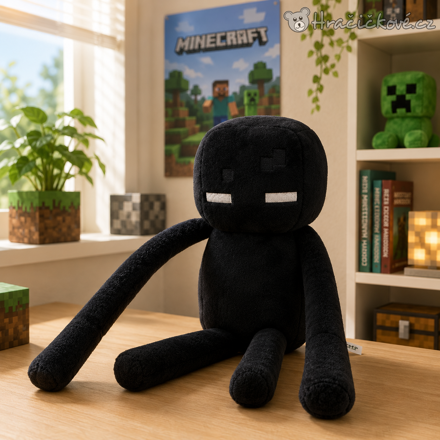 Minecraft plyšový Enderman 26 cm | Plyšák Enderman pro děti