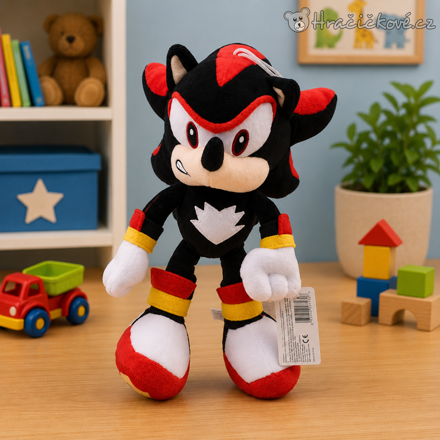 Plyšák Shadow the Hedgehog Sonic 20 cm | Plyšový Ježek Sonic pro děti