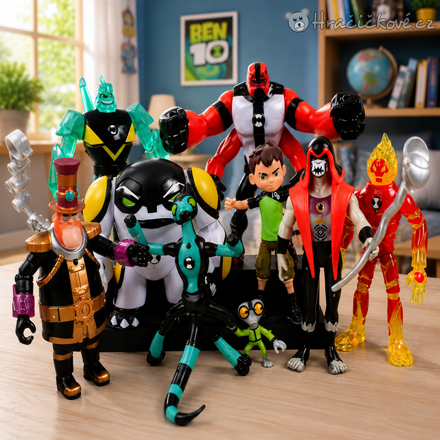Figurky Ben 10 | Set figurek z pohádky Ben10, 9 ks