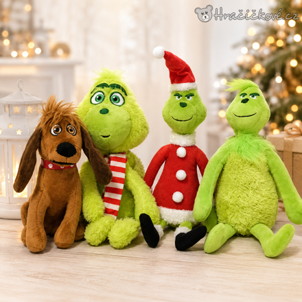 Plyšáci z pohádky Grinch, 4 typy