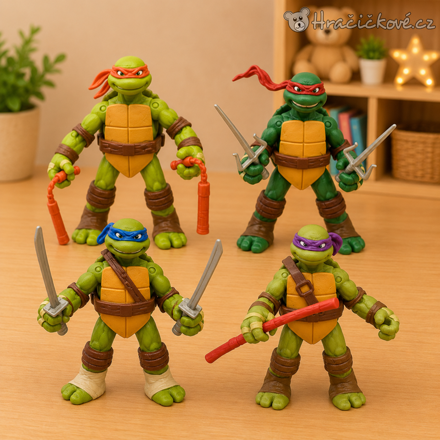 Figurky Ninja želvy – sada 4 ks