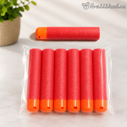 Náhradní náboje (šipky) do pistole Nerf N-Strike Elite Mega 9.5x2cm, 30ks 