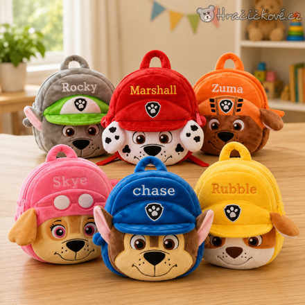 Dětský batoh (batůžek) Tlapková patrola (Paw Patrol), 6 barev