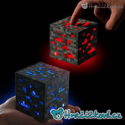 Noční světýlko LED kostka Minecraft