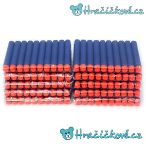 Náhradní náboje (šipky) do pistole Nerf, 100 Ks, modré
