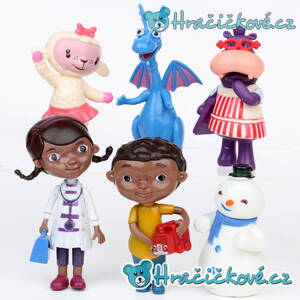 Figurky doktorka Plyšáková (Doc Mcstuffins), 6ks