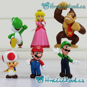 Figurky ze hry Super Mario Bros, 6ks
