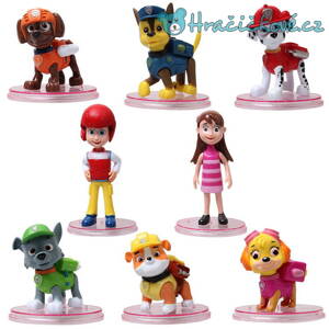 Figurky z pohádky Tlapková patrola (Paw Patrol), 8ks