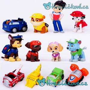 12ks figurek z pohádky Tlapková patrola (Paw Patrol)