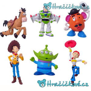 6 ks figurek z pohádky Toy Story ( Woody, Buzz aj.)