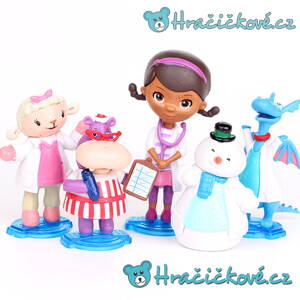 Figurky doktorka Plyšáková (Doc Mcstuffins), 5ks