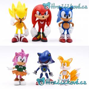 Figurky ze seriálu Dobrodružství Ježka Sonica / Sonic, typ 1