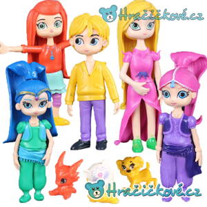 Figurky z pohádky Třpytka a Světla (Shimmer and Shine), 8 ks