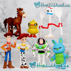 Figurky z pohádky Toy Story 4, vel. 4-7cm, 7 ks