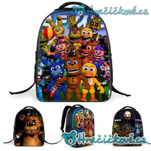 Dětský školní batoh na zip Five Nights at Freddy's, 3 typy