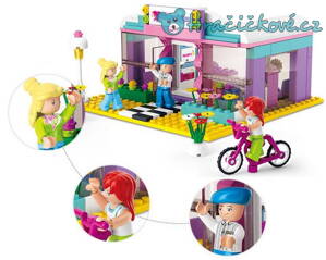 Kadeřnický salon, 243 dílků (stavebnice typu Lego)