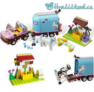 Přeprava koní Friends (Přátelé), 217 dílků (stavebnice typu Lego)