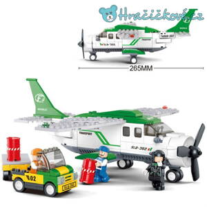 Záchranné letadlo, 251 dílků (stavebnice typu Lego)