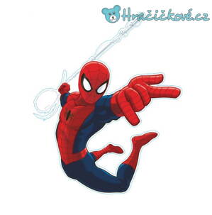 Samolepka Spiderman - letící Spiderman, vel. 40x56cm