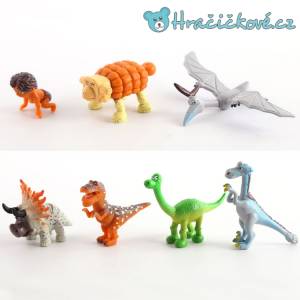 Akční figurky Hodný dinosaurus 7ks