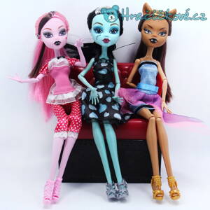 Panenky Fashion Doll, velikost 28cm, 3ks 