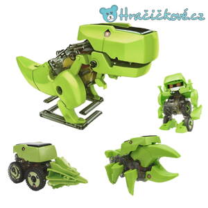 Solární stavebnice 4 v 1 robot dinosaurus