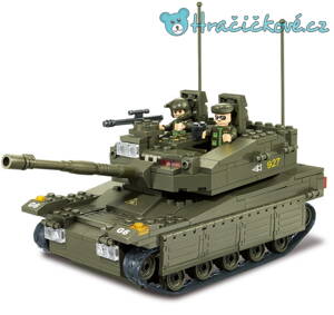 Tank velký s vojáky, 344 dílků (stavebnice typu Lego)