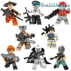 Figurky biochemická jednotka, 8ks (stavebnice typu Lego)