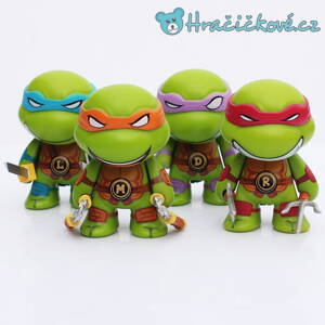 Krásné 4 figurky Ninja želvy, vel. 7cm 