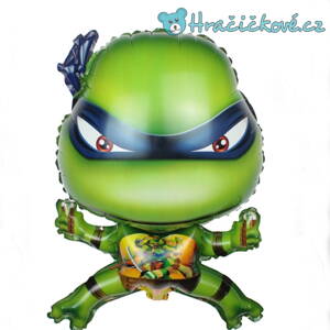 Foliový balonek Ninja želva, vel. 45x62cm