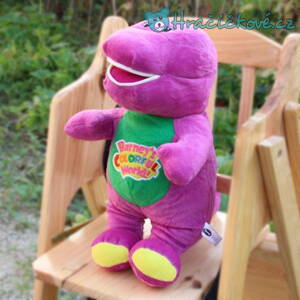 Plyšový dinosaurus Barney, vel. 30cm 